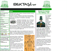 Tablet Screenshot of bektasi.net